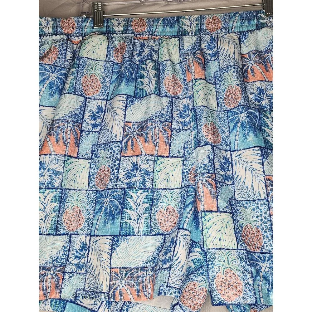 Caribbean‎ tropical print swim trunks XL